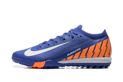 Men's Nike Air Zoom Mercurial Vapor 16 Elite TF Football Shoes - Blue/White/Orange