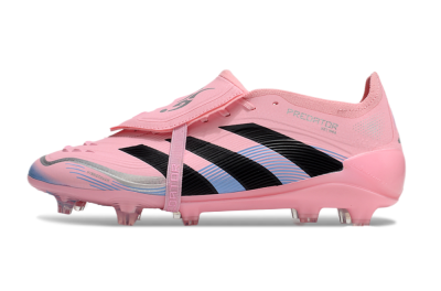 Unisex Adidas Predator Elite 25 Foldover Tongue FG Football Boots - Pink/Black/Blue