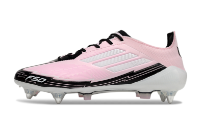 Men's Messi x Adidas F50 Elite SG Football Boots - Pink/White/Black