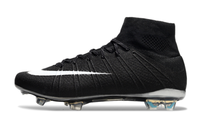 Men's Nike Mercurial Superfly 4 CR7 FG Football Boots - Black/White/Blue