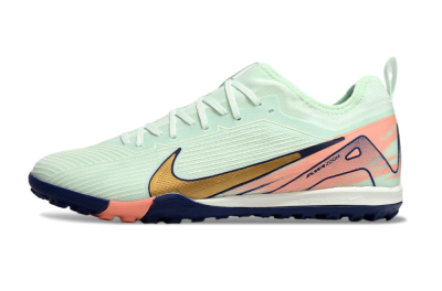 Unisex Nike Air Zoom Mercurial Vapor 16 Pro TF Football Shoes - Jade/Gold/Pink