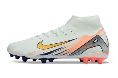 Men's Nike Air Zoom Mercurial Superfly 10 Academy AG Football Boots - Jade/Gold/Pink