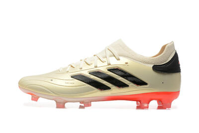 Men's Adidas Copa Pure 2+ FG Football Boots - Beige/Black/Red