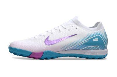 Unisex Nike Air Zoom Mercurial Vapor 16 Elite TF Football Shoes - White/Purple/Jade