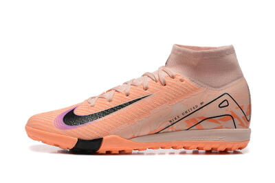 Men's Nike Air Zoom Mercurial Superfly 10 Elite TF Football Shoes - Pink/Purple/Black