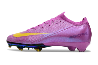 Unisex Nike Air Zoom Mercurial Vapor 16 Elite FG Football Boots - Purple/Yellow/Gold