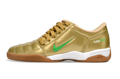 Men's Nike Total 90 II IC Football Shoes - Gold/Green/White