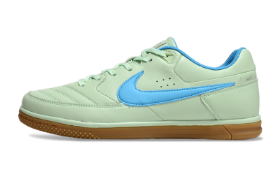 Men's Nike Street Gato IC Football Shoes - Avocado/Blue/Brown
