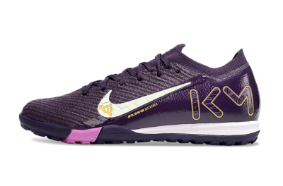 Unisex Nike Air Zoom Mercurial Vapor 16 Elite TF Football Shoes - Purple/White/Yellow