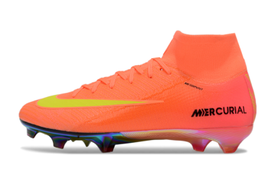 Men's Nike Air Zoom Mercurial Superfly 10 Elite FG Football Boots - Red/Yellow/Black