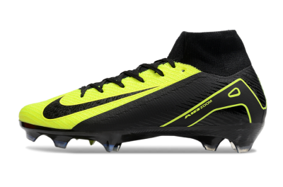 Unisex Nike Air Zoom Mercurial Superfly 10 Elite FG Football Boots - Black/Yellow
