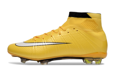 Men's Nike Mercurial Superfly 4 CR7 FG Football Boots - Yellow/White/Black