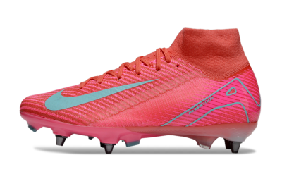 Men's Nike Air Zoom Mercurial Superfly 10 Elite SG Football Boots - Pink/Jade