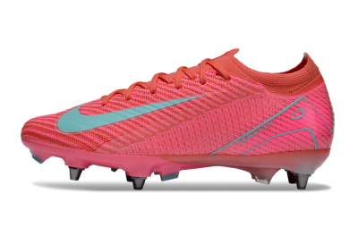 Men's Nike Air Zoom Mercurial Vapor 16 Elite SG Football Boots - Red/Jade/Pink
