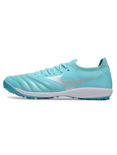 Men's Mizuno Morelia Neo Sala TF Football Shoes - Jade/Silver/White