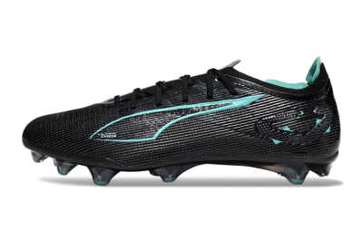 Men's Puma Ultra 5 Ultimate FG Football Boots - Black/Jade