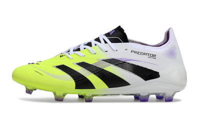 Unisex Adidas Predator Elite 25 FG Football Boots - Yellow/Black/White