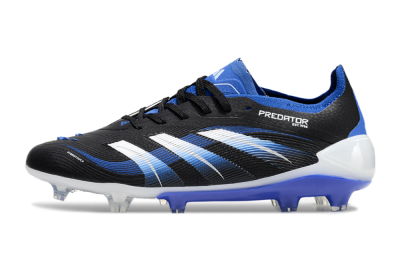 Unisex Adidas Predator Elite 25 FG Football Boots - Black/Blue/White