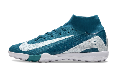 Unisex Nike Air Zoom Mercurial Superfly 10 Elite TF Football Shoes - Blue/White