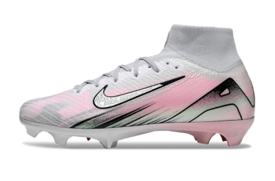 Unisex Nike Air Zoom Mercurial Superfly 10 Elite FG Football Boots - Silver/Pink/Black