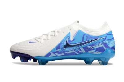 Men's Nike Phantom Luna Elite FG Football Boots - Beige/Blue/White