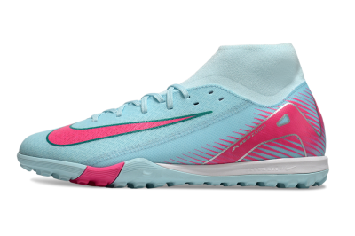 Men's Nike Air Zoom Mercurial Superfly 10 Elite TF Football Shoes - Jade/Pink/White