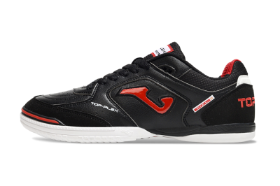 Men's Joma Top Flex IC Football Shoes - Black/Red/White