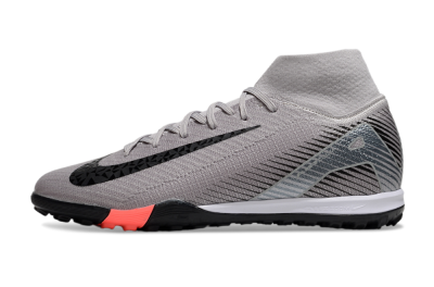 Unisex Nike Air Zoom Mercurial Superfly 10 Elite TF Football Shoes - Grey/Black/Silver
