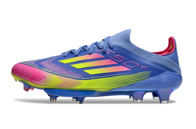 Men's Adidas F50+ Elite Lightstrike Pro FG Football Boots - Blue/Yellow/Pink
