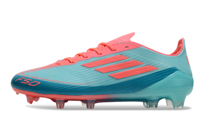 Men's Adidas F50 Elite FG Football Boots - Jade/Red/Blue