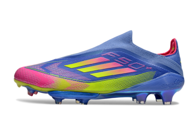 Men's Adidas F50+ Elite Lightstrike Pro FG Football Boots - Blue/Yellow/Pink