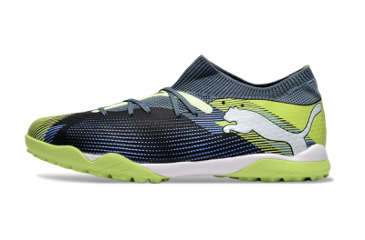 Men's Puma Future 7 Ultimate TF Football Shoes - Black/Blue/Yellow