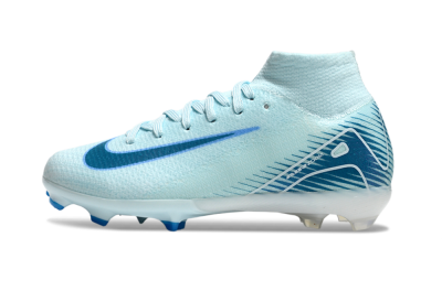 Kids Nike Air Zoom Mercurial Superfly 10 Elite FG Football Boots - Jade/Blue/White