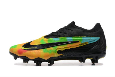 Men's Nike Phantom GX Elite FG Football Boots - Black/Rainbow
