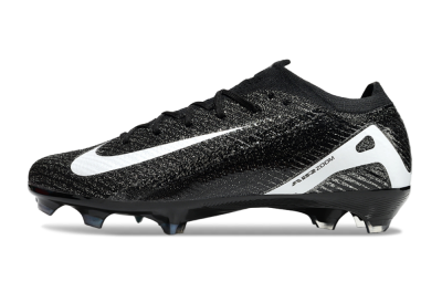 Unisex Nike Air Zoom Mercurial Vapor 16 Elite FG Football Boots - Black/White