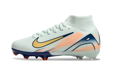 Kids Nike Air Zoom Mercurial Superfly 10 Elite FG Football Boots - Jade/Gold/Blue