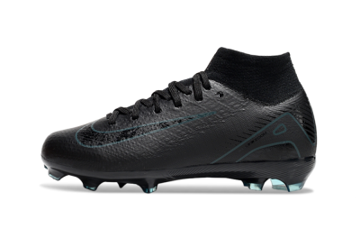 Kids Nike Air Zoom Mercurial Superfly 10 Elite FG Football Boots - Black/Blue