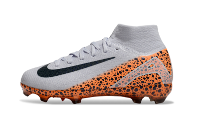 Kids Nike Air Zoom Mercurial Superfly 10 Elite FG Football Boots - Grey/Black/Leopard