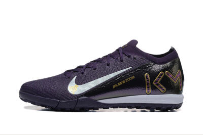 Men's Nike Air Zoom Mercurial Vapor 16 Elite TF Football Shoes - Purple/White/Gold
