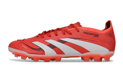Unisex Adidas Predator 25 Elite TF Football Shoes - Red/White/Black