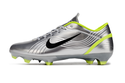 Unisex Nike Mercurial Vapor 1 FG Football Boots - Silver/Black/Yellow
