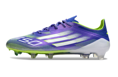 Men's Adidas F50 Elite FG Football Boots - Purple/Yellow/White