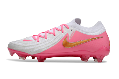 Men's Nike Phantom GX Elite FG Football Boots - White/Pink/Gold