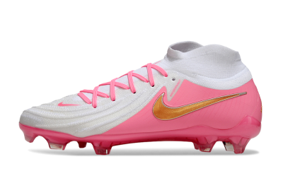 Men's Nike Phantom Luna Elite NU FG Football Boots - White/Pink/Gold
