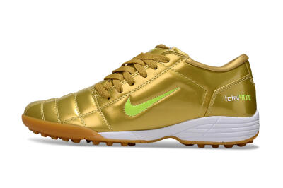 Unisex Nike Total 90 II TF Football Shoes - Gold/Yellow/White