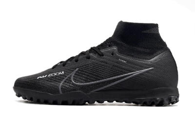 Men's Nike Air Zoom Mercurial Superfly 10 Elite TF Football Shoes - Black/White/Yellow