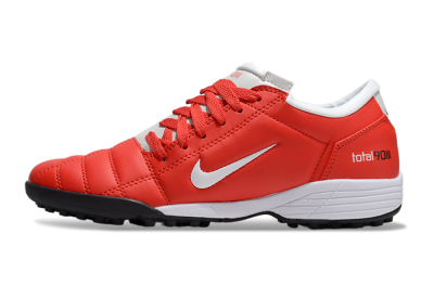 Unisex Nike Total 90 II TF Football Shoes - Red/White/Black