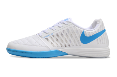 Unisex Nike Lunar Gato 2 IC Football Shoes - White/Blue
