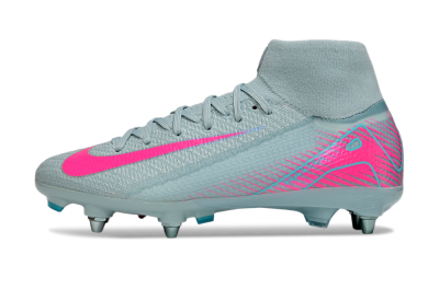 Men's Nike Air Zoom Mercurial Superfly 10 Elite SG Football Boots - Jade/Pink