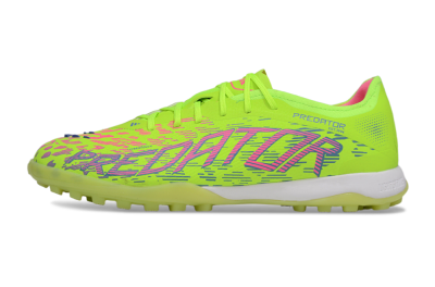 Men's Adidas Predator 25 Elite TF Football Shoes - Yellow/Pink/White